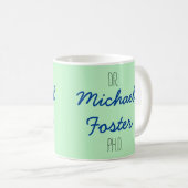Jouw naam PhD Afstuderen Mok (Voorkant rechts)