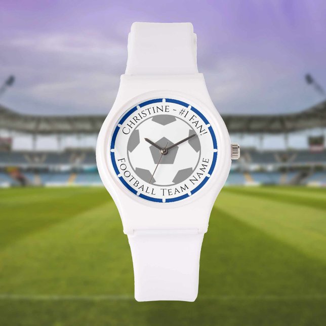 Jouw naam plus Football teamnaam volgen Horloge (Creator heeft geüpload)
