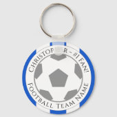 Jouw naam plus naam van Football team Sleutelhanger (Achterkant)