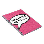 Jouw naam reportage beluisterboek notitieboek (Rechterzijde)