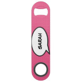 Jouw naam reportage beluisterboek speed flessenopener (Voorkant)