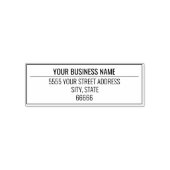 Jouw naam Return Address Professional Stempel (Design)