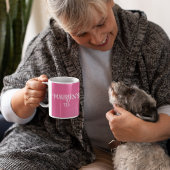 Jouw naam Roze thee of koffie Mok