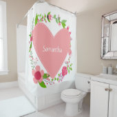 Jouw naam(s) in een aangepaste douchegordijn voor  (In situ)