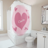 Jouw naam(s) in een aangepaste douchegordijn voor  (In situ)