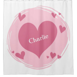 Jouw naam(s) in een aangepaste douchegordijn voor 