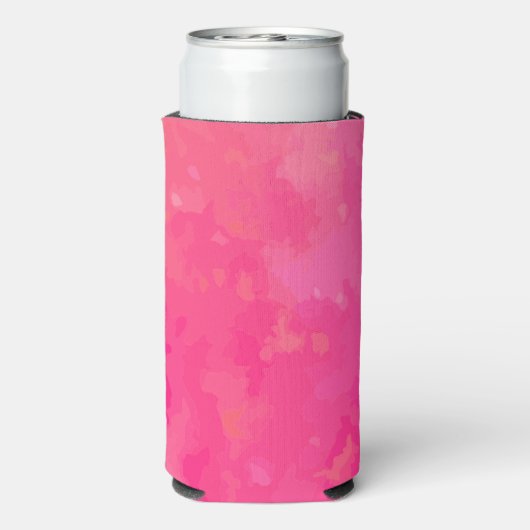 Jouw naam-schaduwen van roze toevoegen seltzer blikjeskoeler (Seltzer Achterkant)