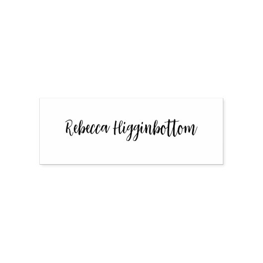 Jouw naam Script Modern Office Manager Zelfinktende Stempel (Design)