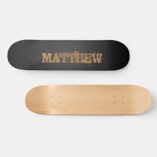 Jouw naam skateboard (Horizontaal)