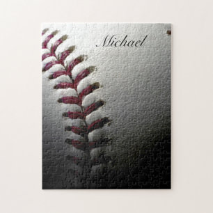 Jouw naam Sluiten Baseball - Sport Art Legpuzzel