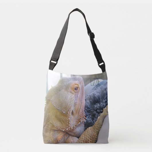 Jouw naam - Speciaal gemaakte dragofoto toevoegen Crossbody Tas (Voorkant)