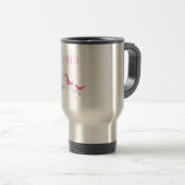 jouw naam - Speciaal Unicorn Travel Mug Reisbeker (Voorkant rechts)