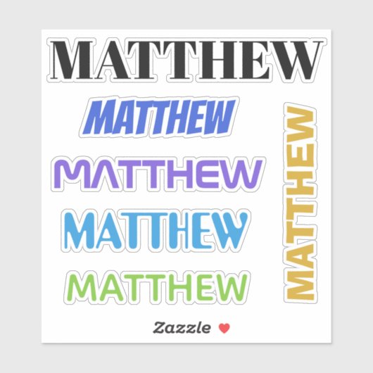 JOUW NAAM stickers (Vel)