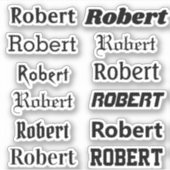 JOUW NAAM Stickers wissen Venster Laptop Auto Deca (Voorkant)