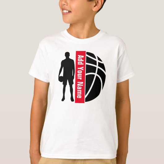 Jouw naam T-shirt toevoegen (Voorkant)