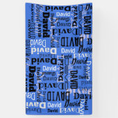 Jouw naam Teken Banner Corporate Birthday (Verticaal)