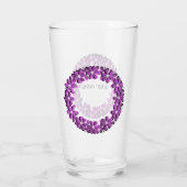 Jouw naam, tekst, gepersonaliseerd glas (Achterkant)