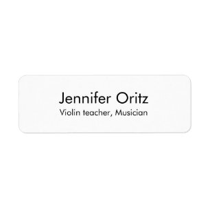 Jouw naam tekst toevoegen violist muzikant musicus etiket