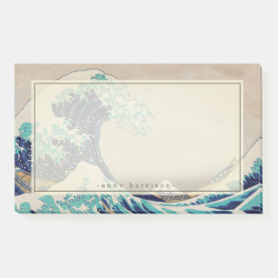 Jouw naam The Great Wave Japans Woodblock Post-it® Notes