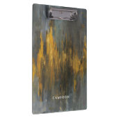 Jouw naam toevoegen | Abstract afdrukken in zwart- Klembord (Rechts)