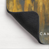 Jouw naam toevoegen | Abstract afdrukken in zwart- Muismat (Hoek)