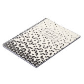 Jouw naam toevoegen | Abstract geometrisch ontwerp Notitieboek (Linkerzijde)