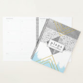 Jouw naam toevoegen | Abstract modern design Planner (Display)