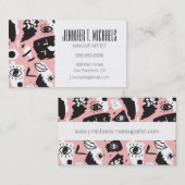 Jouw naam toevoegen | Abstract modern Oogbeeld- en Visitekaartje (Voorkant / Achterkant)