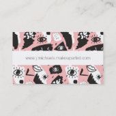 Jouw naam toevoegen | Abstract modern Oogbeeld- en Visitekaartje (Achterkant)