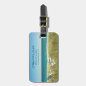 Jouw naam toevoegen | Adirondack Chairs in de Dune Bagagelabel (Voorkant verticaal)