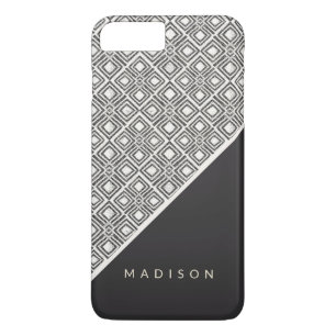 Jouw naam toevoegen Afrikaans Wilde Patroon iPhone 8/7 Plus Hoesje