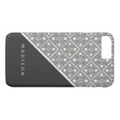 Jouw naam toevoegen | Afrikaans Wilde Patroon Case-Mate iPhone Case (Achterkant (Horizontaal))