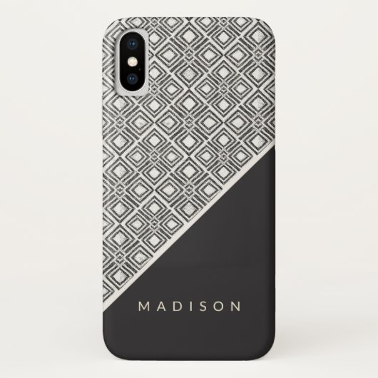 Jouw naam toevoegen | Afrikaans Wilde Patroon Case-Mate iPhone Case (Achterkant)