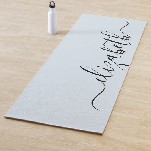 Jouw naam toevoegen | Afvalpasta blauw Yogamat (In situ)