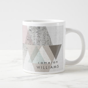 Jouw naam toevoegen   Amusement II   Geometrische  Grote Koffiekop