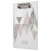 Jouw naam toevoegen | Amusement II | Geometrische  Klembord (Links)