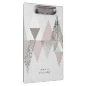 Jouw naam toevoegen | Amusement II | Geometrische  Klembord (Rechts)