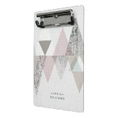 Jouw naam toevoegen | Amusement II | Geometrische Mini Klembord (Angled2)