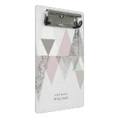 Jouw naam toevoegen | Amusement II | Geometrische Mini Klembord (Schuin)