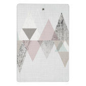 Jouw naam toevoegen | Amusement II | Geometrische Mini Klembord (Achterkant)