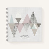 Jouw naam toevoegen | Amusement II | Geometrische  Notitieboek (Voorkant)
