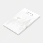 Jouw naam toevoegen | Amusement II | Geometrische  Post-it® Notes (Schuin)