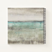 Jouw naam toevoegen | Aqua Horizon Notitieboek (Achterkant)