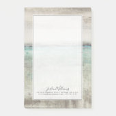 Jouw naam toevoegen | Aqua Horizon Post-it® Notes (Voorkant)