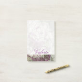 Jouw naam toevoegen | Arabesque Butterflies III Post-it® Notes (Op bureau)