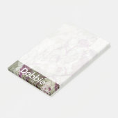 Jouw naam toevoegen | Arabesque Butterflies IV Post-it® Notes (Schuin)