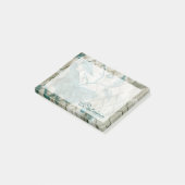 Jouw naam toevoegen | Arabesque Butterflies V Post-it® Notes (Schuin)