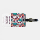 Jouw naam toevoegen | Arts- en chirurgische patroo Bagagelabel (Achterkant horizontaal)