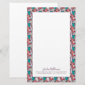 Jouw naam toevoegen | Arts- en chirurgische patroo Briefpapier (Voorkant / Achterkant)