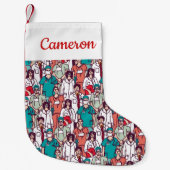 Jouw naam toevoegen | Arts- en chirurgische patroo Kleine Kerstsok (Voorkant)